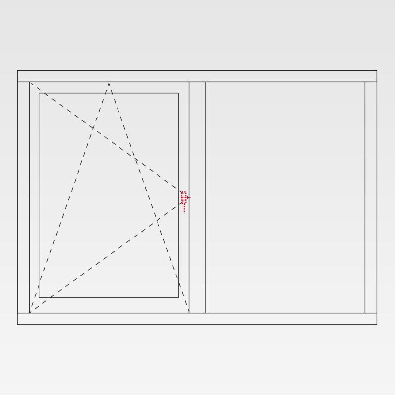 KozijnNodig.nl - Draaikiepraam met vast glas rechts foto 4