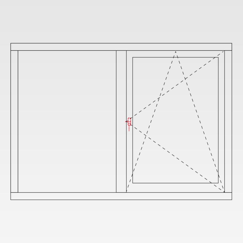 KozijnNodig.nl - Draaikiepraam met vast glas links foto 4